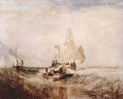 Joseph Mallord William Turner, Jetzt fur den Maler, Passagiere gehen an Bord